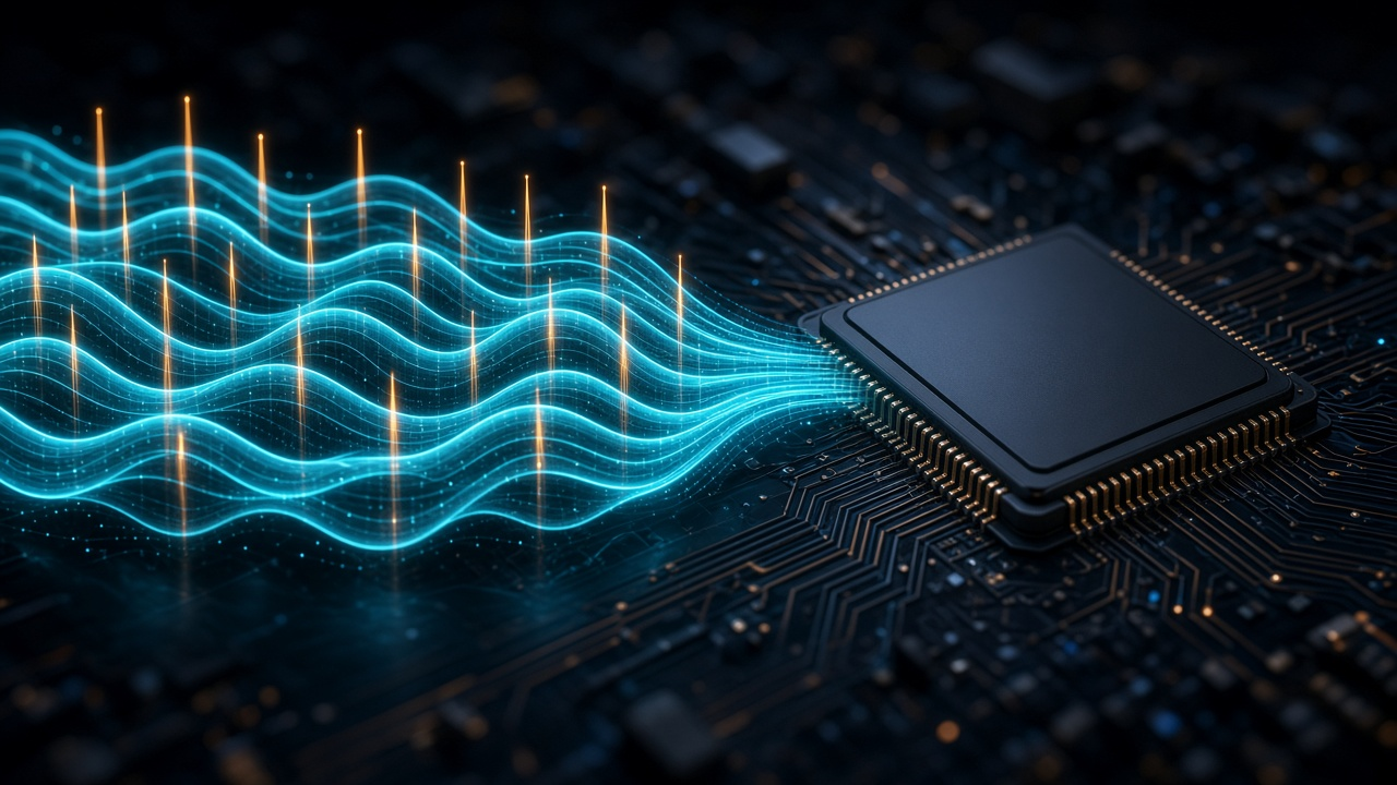Illustration explaining Orthogonal Frequency Division Multiplexing (OFDM)