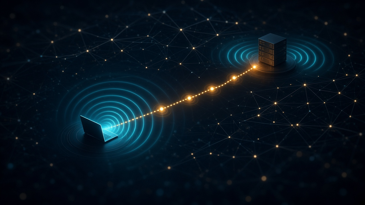Illustration explaining Ping