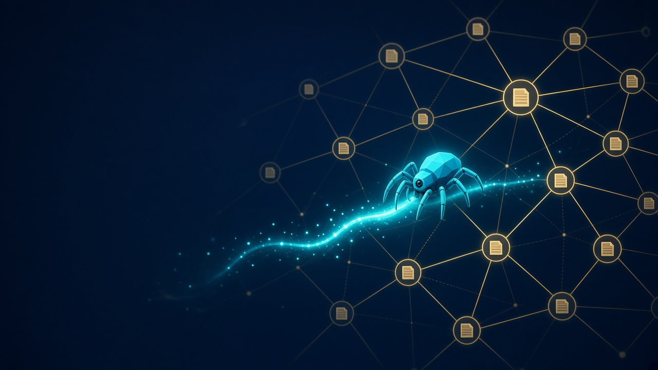 Illustration explaining Web Crawler